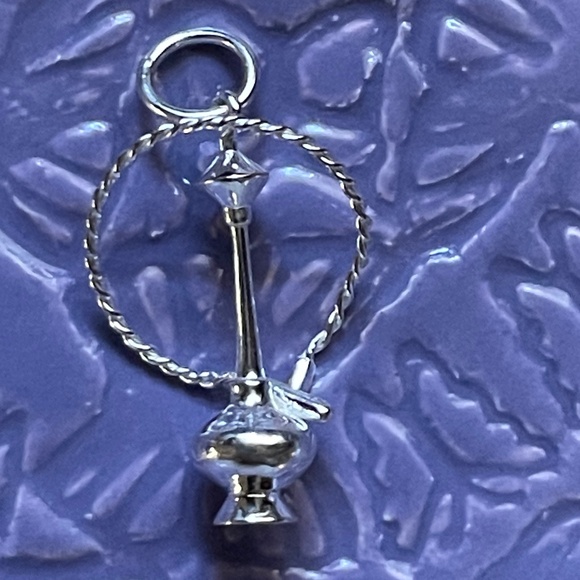Jet Set Candy Hookah Charm 925 Sterling Silver - Picture 2 of 9